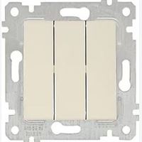 RİTA MEK TUŞ ÜÇLÜ ANAHTAR (KLİPSLİ) KREM 1